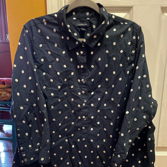 Lands' End Tops - Lands' End Poplin Tunic